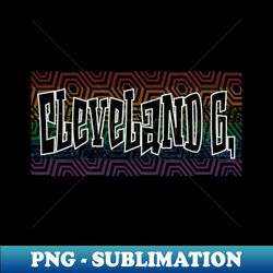 LGBTQ USA Pride G Cleveland - Vibrant Sublimation PNG Digital Download