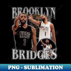 Brooklyn Bridges Sublimation PNG Digital Download - Vintage NYC Inspired