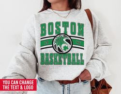 Boston Celtic, Vintage Boston Celtic Sweatshirt T-Shirt, Celtics Sweater, Celtics T-Shirt, Vintage Basketball Fan Shirt,