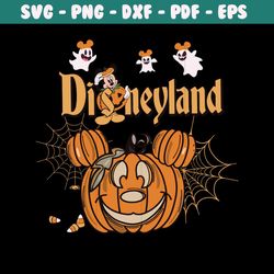 Vintage Disneyland Mickey Mouse Pumpkin SVG Download