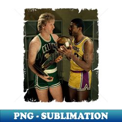 NBA Legends - Larry Bird and Magic Johnson - Exclusive Sublimation PNG Digital Download