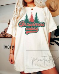 Comfort Colors Retro Merry Christmas t-Shirt Png, vintage chritmas t-Shirt Png, Christmas tee, holiday apparel,  iPrinta