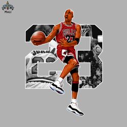 Michael Jordan Basketball Legend PNG Download