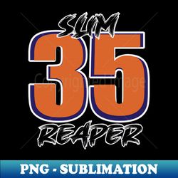 Slim Reaper 35th Birthday - PNG Transparent Digital Download - Unique Gift Idea