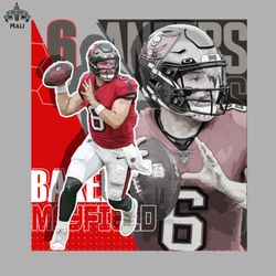 Baker Mayfield Football Paper Poster Buccaneers 7 PNG Download
