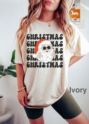 Tshirt Png ,Christmas coffee sweatee, Christmas SweatShirt Png, holiday apparel, Coffee Lover Gift, Christmas tee, iPrin