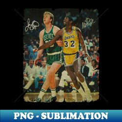 Larry Bird vs Magic Johnson - Epic Basketball Rivalry - Relive the Legends in Stunning Clarity