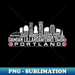 PNG Transparent Digital Download - Portland Basketball Team Roster - Showcase Your City Pride