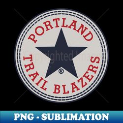 Sublimation PNG Transparent Digital Download - Trail Blazers Logo - Unleash Your Team Spirit