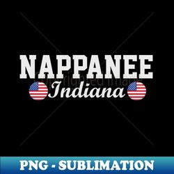 Nappanee Indiana - Stunning Transparent Digital Download - Elevate Your Sublimation Creations