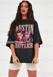 Austin Butler Shirt Actor American Movie Drama Television Series Fans Tshirt Retro Vintage Bootleg Graphic Tee Hoodie Sw