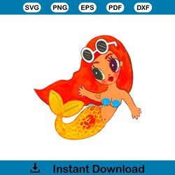 Cute Mermaid Karol G New Album PNG Sublimation File