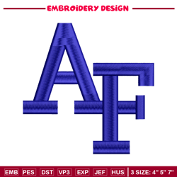 Air Force Falcons embroidery design, Air Force Falcons embroidery, logo Sport, Sport embroidery, NCAA embroidery.