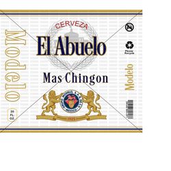 El Abuelo Mas Chingon Inspired Modelo PNG ONLY
