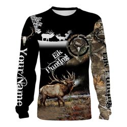 Best Elk Hunting Custom Name 3D All Over Print Shirts, Face Shield &8211 Personalized Hunting Gifts &8211 Fsd337
