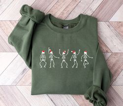 Christmas Skeleton SweaT-Shirt Png, funny christmas SweaT-Shirt Png, Dancing Skeletons SweaT-Shirt Png, holiday apparel,