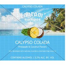 Calypso Colada Wrap PNG ONLY