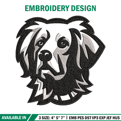 Black dog embroidery design, Black dog embroidery, animal design, embroidery file, logo shirt, Digital download.