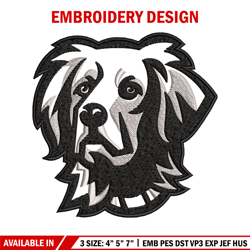 Black dog embroidery design, Black dog embroidery, animal design, embroidery file, logo shirt, Digital download.