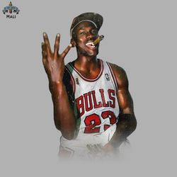 Michael Jordan Vintage Colour PNG Download