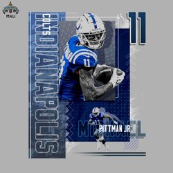 Michael Pittman Jr Football Paper Poster Colts 2 PNG Download