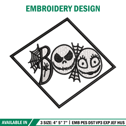 Boo halloween embroidery design, Halloween embroidery, Embroidery file, Embroidery shirt, Emb design, Digital download