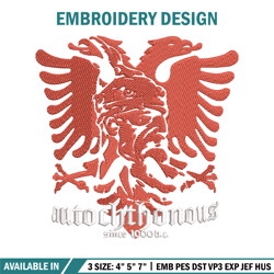 Autochthonous logo embroidery design, logo embroidery, logo design, embroidery file, logo shirt, Digital download.