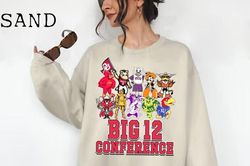 Big 12 Mascots Vintage SweatShirt Retro College Football Shirt Big Twelve Conference Shirt Big 12 Conference Mascot Swea