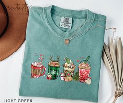Christmas Coffee T-Shirt Png, Coffee lovers Christmas Shirt Png, Coffee lovers Christmas Shirt Png, holiday apparel, com