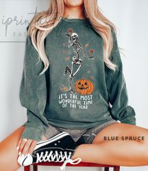 T-Shirt Png  its the most wondrful time SweaT-Shirt Png, Halloween Sweater, Spooky Season SweaT-Shirt Png,   halloween,