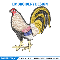 Chicken embroidery design, Chicken embroidery, chicken design, Embroidery file, logo shirt, Digital download.