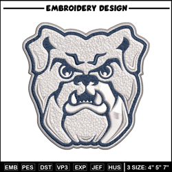 Butler Bulldogs embroidery design, Butler Bulldogs embroidery, logo Sport, Sport embroidery, NCAA embroidery.
