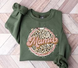 Mama Leopard SweaT-Shirt Png, mama leopard SweaT-Shirt Png, Mom SweaT-Shirt Png, gift for Mother  Day, Mom Life SweaT-Sh