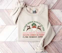 Reindeer Sleigh Rides SweaT-Shirt Png, Reindeer SweaT-Shirt Png, Sleigh Rides SweaT-Shirt Png,   Christmas, Santa Claus