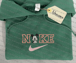 NIKE X Mickey Disney Embroidered Sweatshirt, Brand Custom Embroidered Sweatshirt, Custom Brand Embroidered Crewneck, Brand Custom Embroidered Crewneck, Best-selling Custom Embroidered Sweatshirt