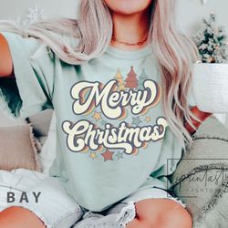 Vintage Merry Christmas Shirt Png, Merry Christmas, Christmas Tree Shirt Png, Holiday Season, Merry Christmas Shirt Png,