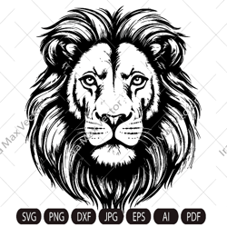 Lion Face svg / Lion Head svg / Lion svg / Lion King svg / Lions Mascot svg / Leo svg / Lion Head / Lion Printable/