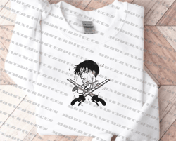 Anime Character Embroidery Files, Machine Embroidery Files Format Dst, Instant Download, Embroidery Pattern