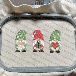 Christmas Tree Embroidery Machine Design, Cute Christmas Gnome Embroidery Design, Merry Christmas Embroidery Design