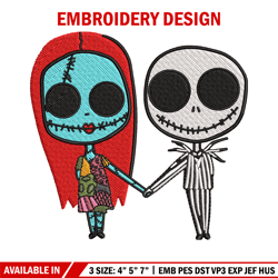 Doll couple embroidery design, Skeleton embroidery, Embroidery file, Embroidery shirt, Emb design, Digital download