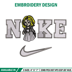 Doll Nike Logo embroidery design, Doll Nike embroidery, Nike design, logo shirt, Embroidery shirt, Digital download.