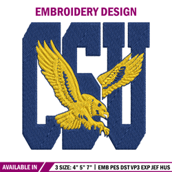 Coppin State Eagles embroidery design, Coppin State Eagles embroidery, logo Sport, Sport embroidery, NCAA embroidery.