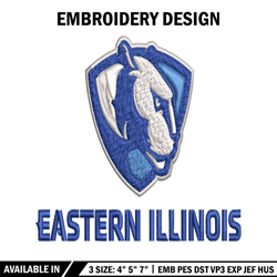 Eastern Illinois Panthers embroidery design, Eastern Illinois Panthers embroidery, Sport embroidery, NCAA embroidery.