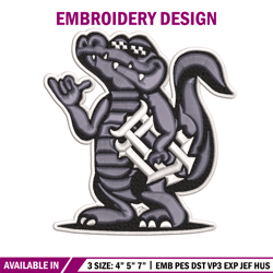 Crocodile rock embroidery design, Crocodile embroidery, Emb design, Embroidery shirt, Embroidery file, Digital download