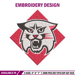 Davidson Wildcats embroidery design, Davidson Wildcats embroidery, logo Sport, Sport embroidery, NCAA embroidery.