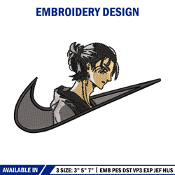 Eren x nike embroidery design, Aot embroidery, Embroidery file, Embroidery shirt, Nike design, Digital download