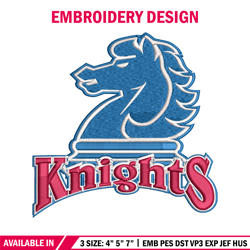 Fairleigh Dickinson Knights embroidery design, Fairleigh Dickinson Knights embroidery, Sport embroidery, NCAA embroidery