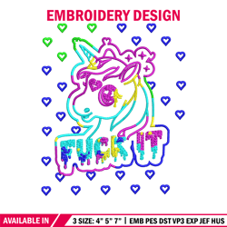 Fuck it embroidery design, Logo embroidery, Embroidery file, Embroidery shirt, Emb design, Digital download