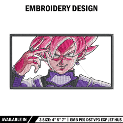 Goku rose box embroidery design, Dragonball embroidery, Anime design, Embroidery shirt, Embroidery file,Digital download