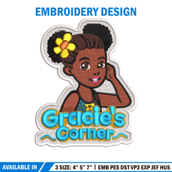 Gracies Coner embroidery design, Gracies Coner embroidery,Embroidery file,Embroidery shirt, Emb design, Digital download